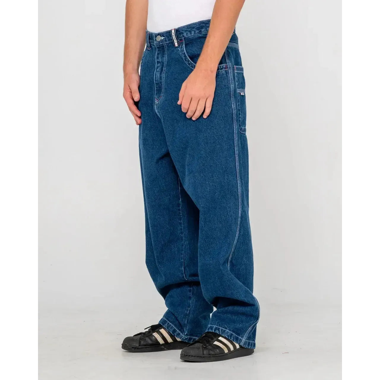 2026 Rusty Turbo Baggy Jeans - Deep Blue Sea