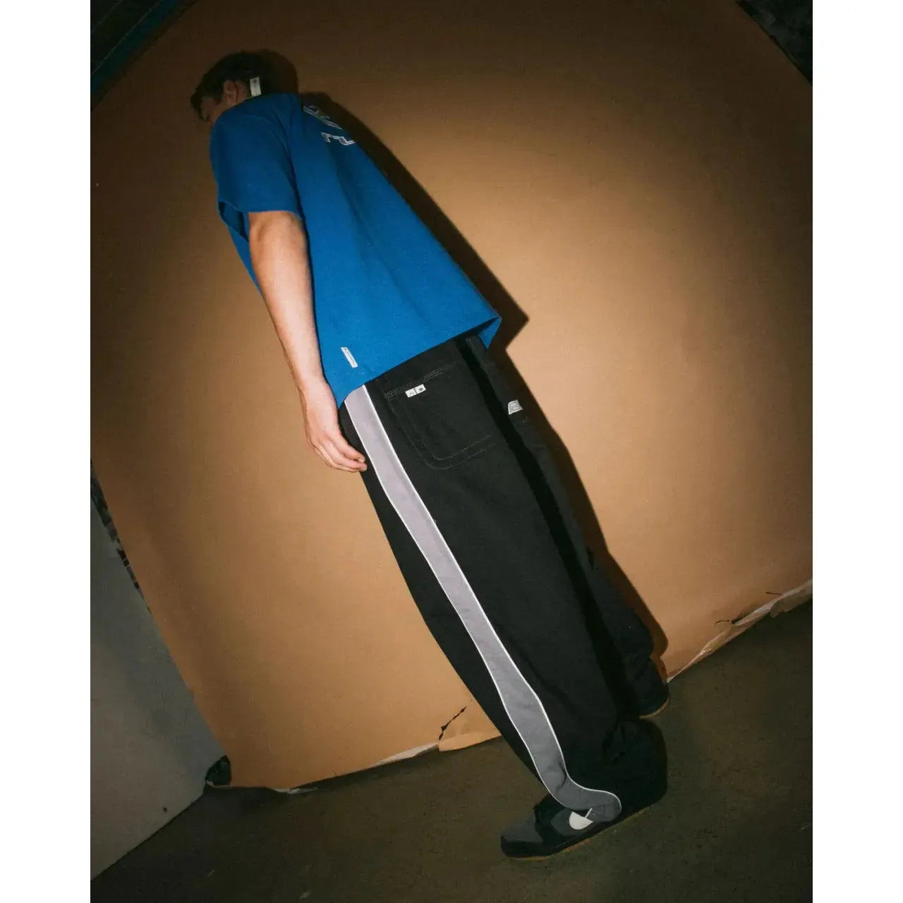 Rusty Flip Daddy Taped Baggy Fit Pants - Black