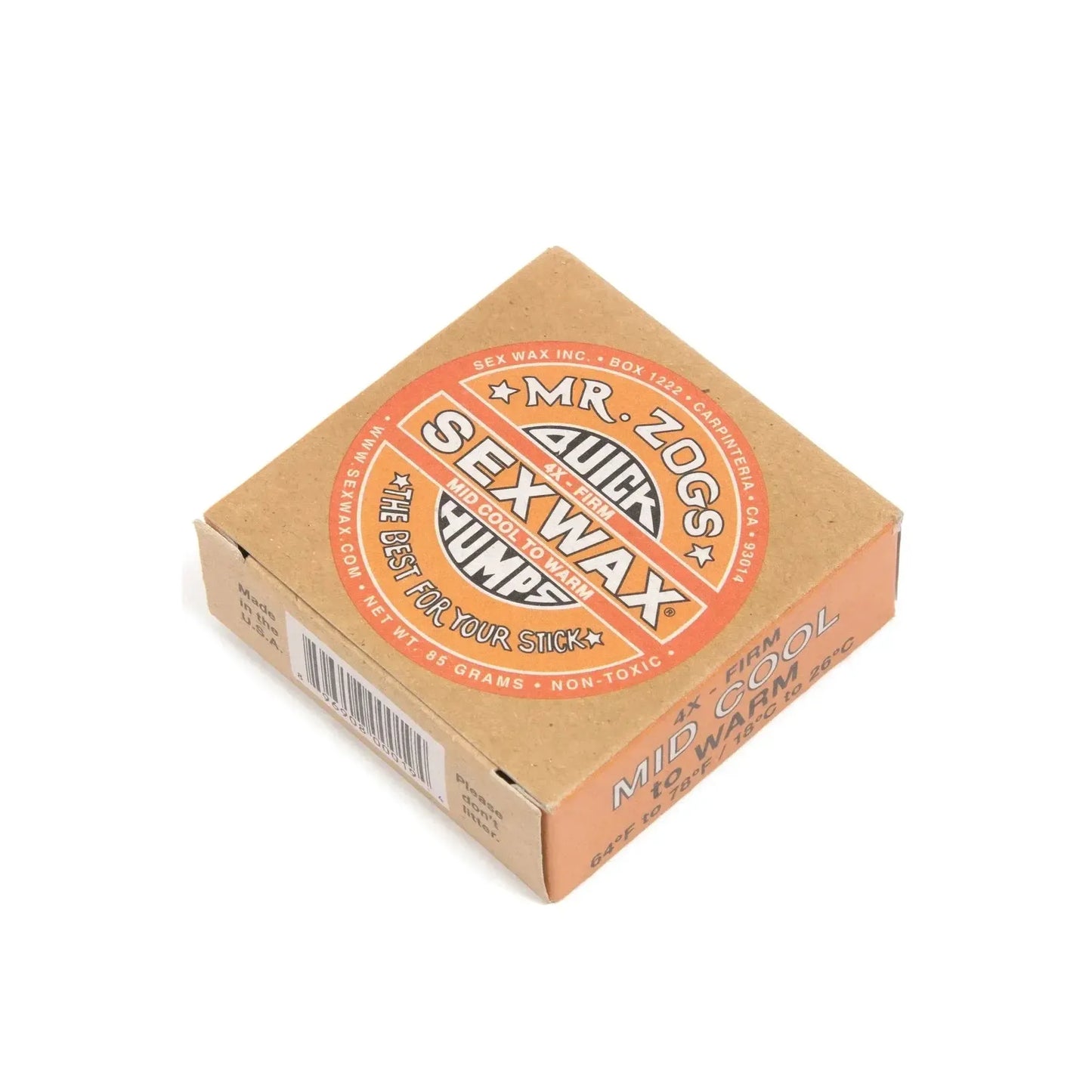 Sex Wax Mid Cool Orange Surf Wax