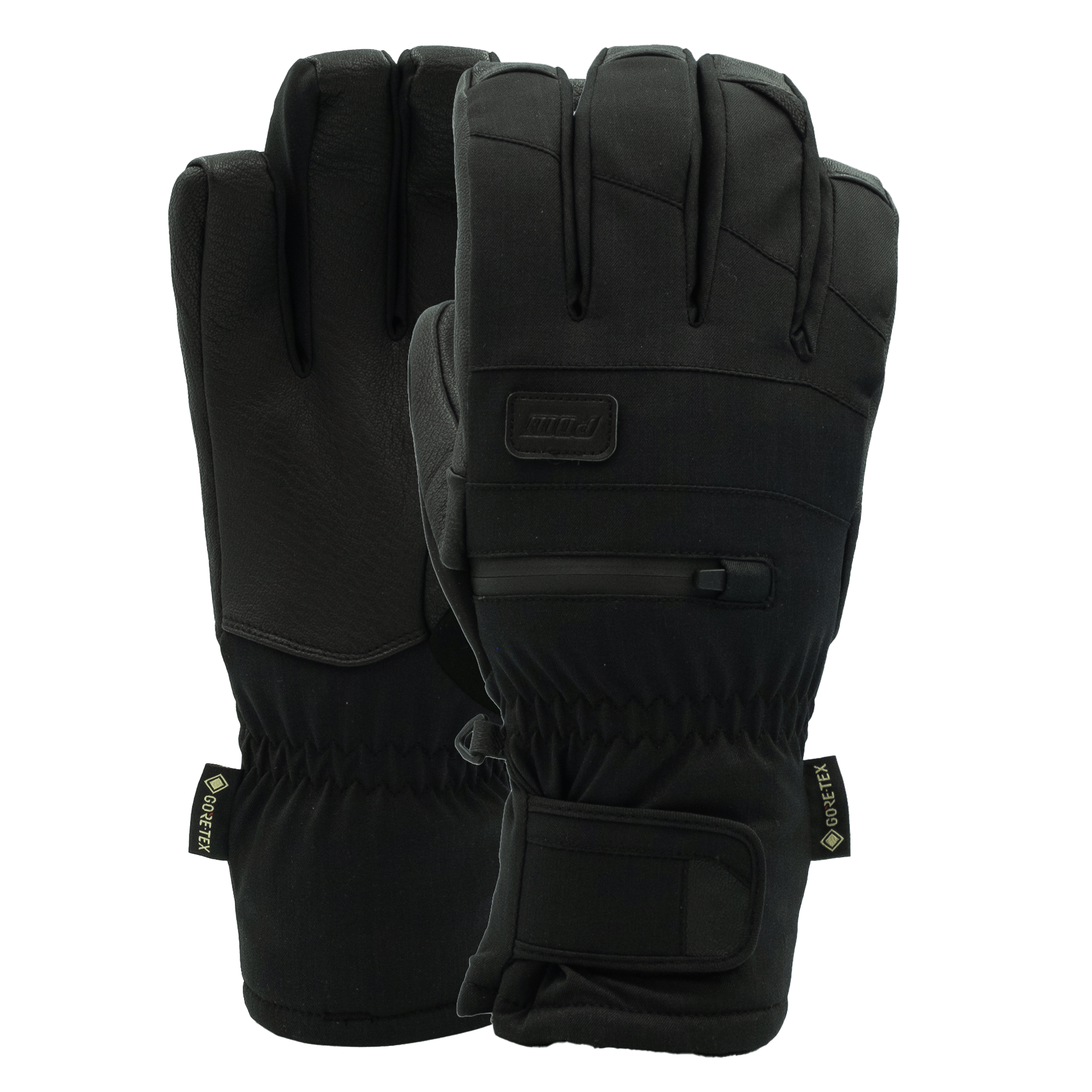 POW Wayback GTX Short Glove + Leather - Black