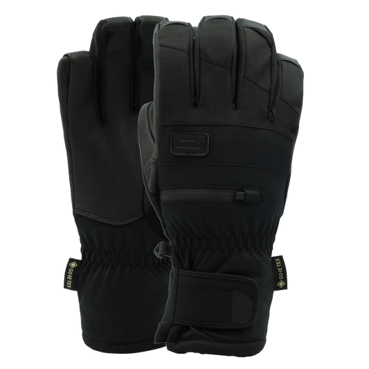 POW Wayback GTX Short Glove + Leather - Black