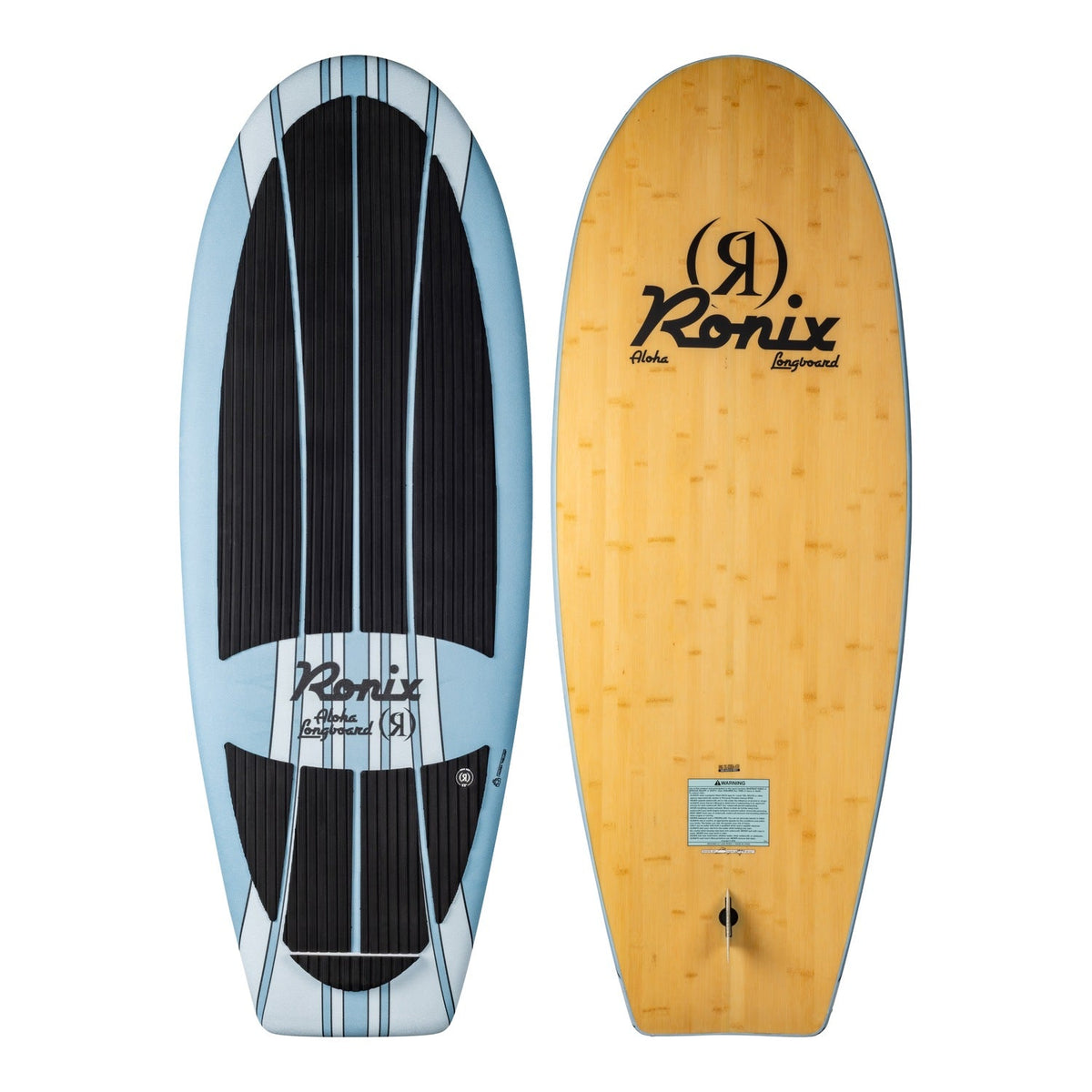 2027 Ronix Aloha Marsh Mellow Longboard Wakesurf Mist / Bamboo — topsheet and base together