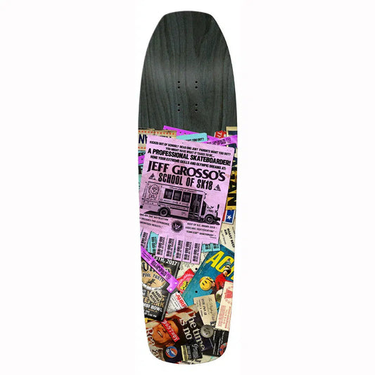 Anti Hero - Jeff Grosso School of Sk18 9.25 Skateboard Deck