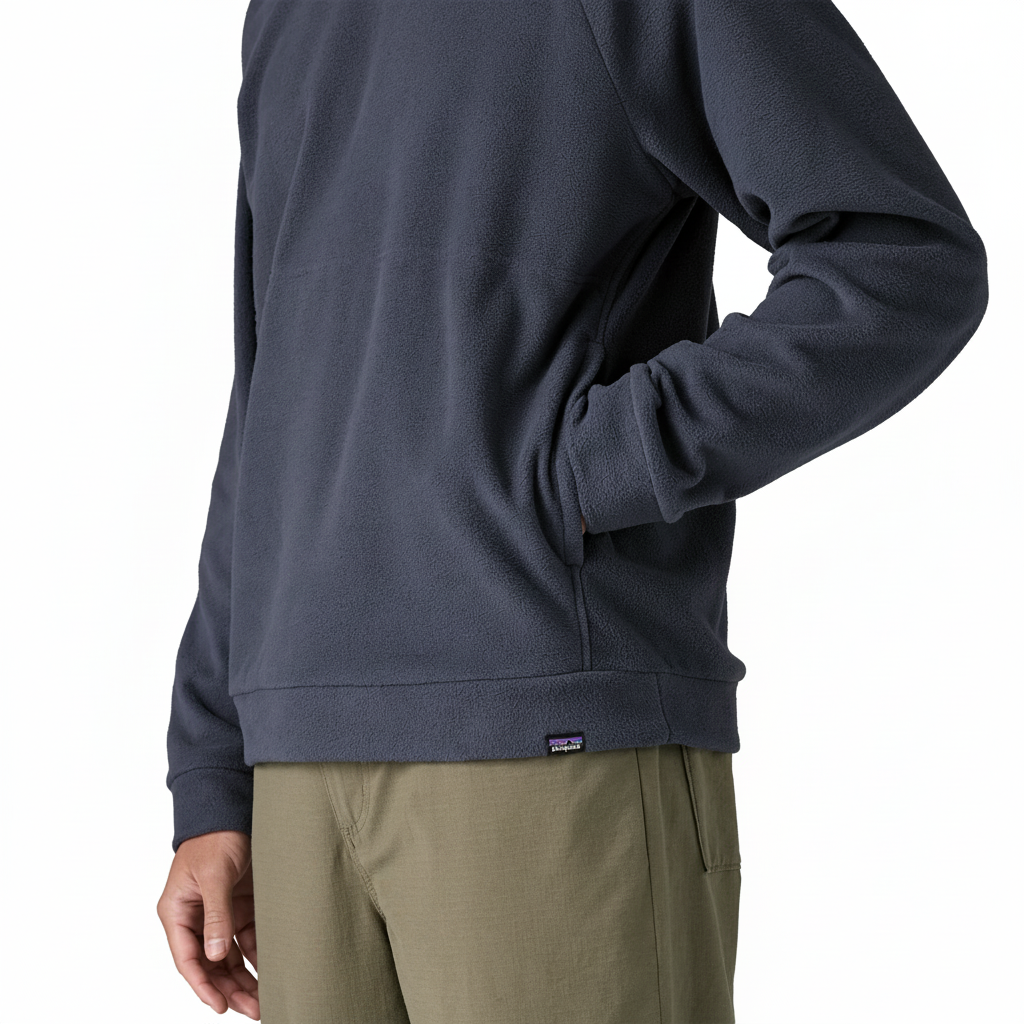 Patagonia Men's Micro D® Fleece Crewneck Back pocket detail