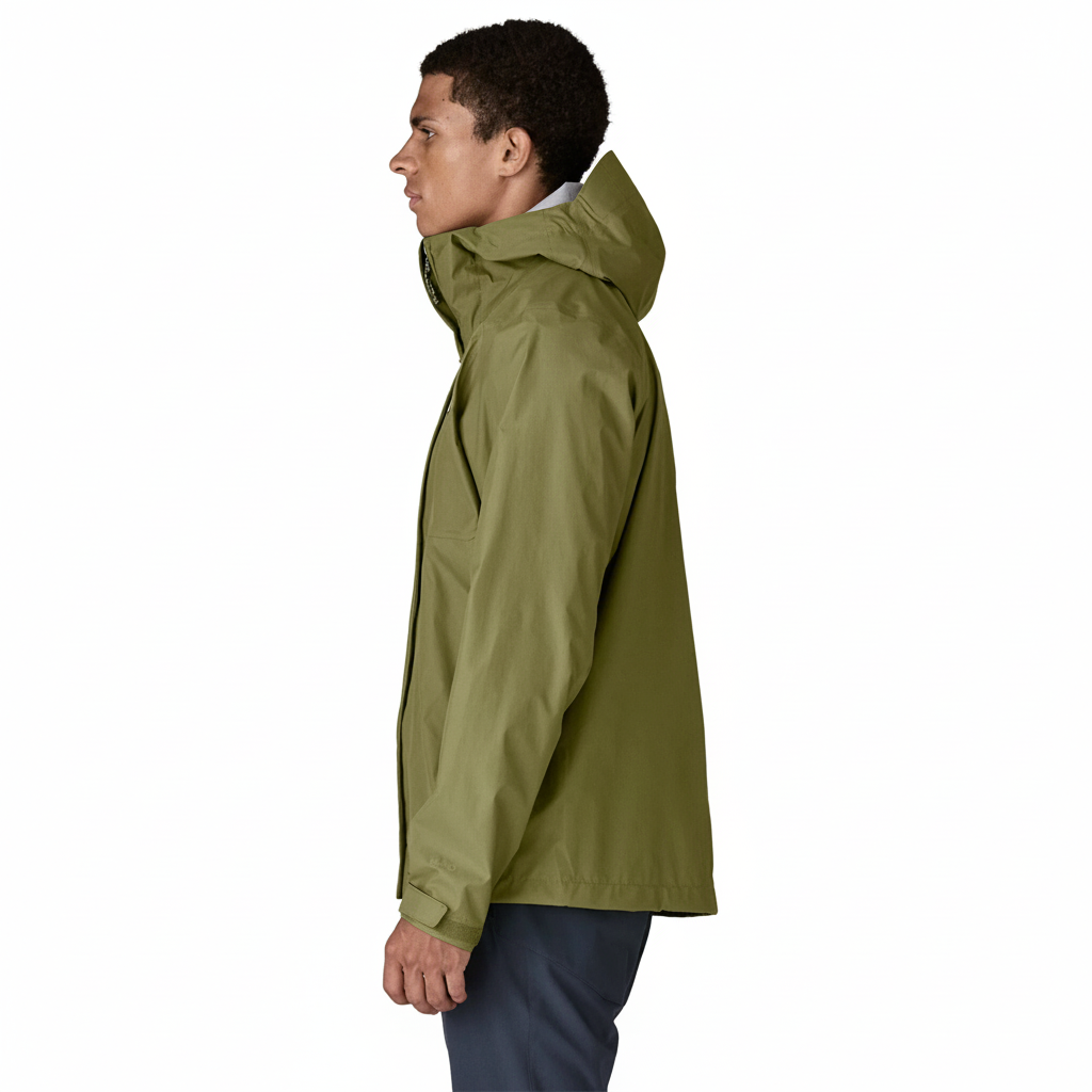 Patagonia Torrent Shell 3L Jacket - Caper Green - side view
