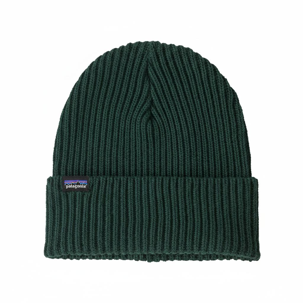 Beanie – Dark Green flat lay