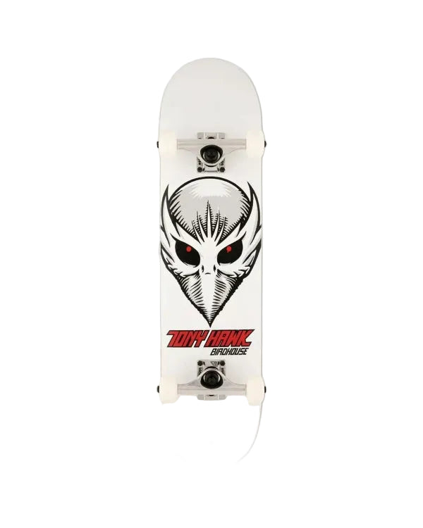 Birdhouse Level 1 Birdman Head Complete Skateboard White 7.5