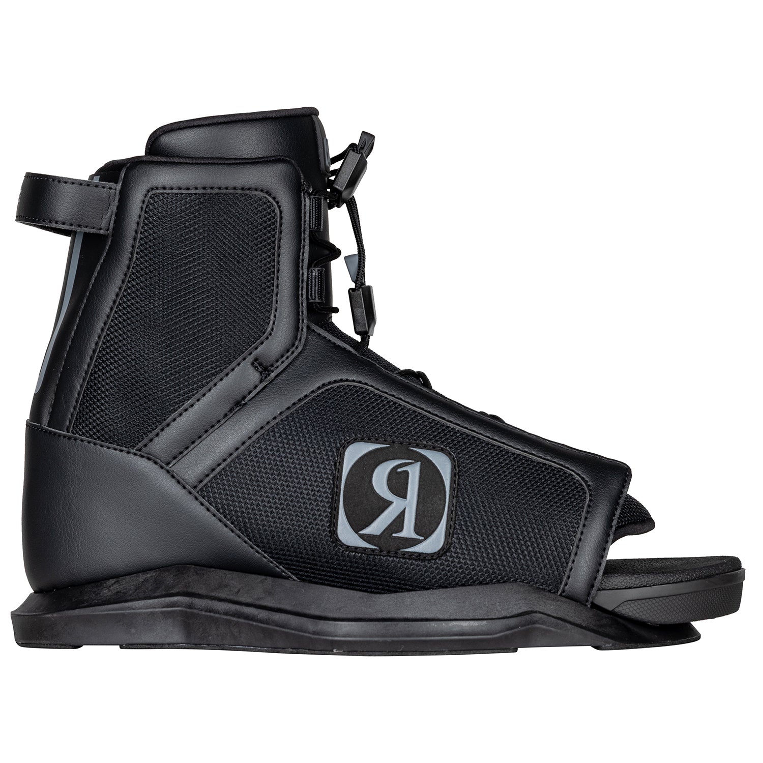 2027 Ronix Divide Wakeboard Boots Jet Black — AutoLock lacing detail