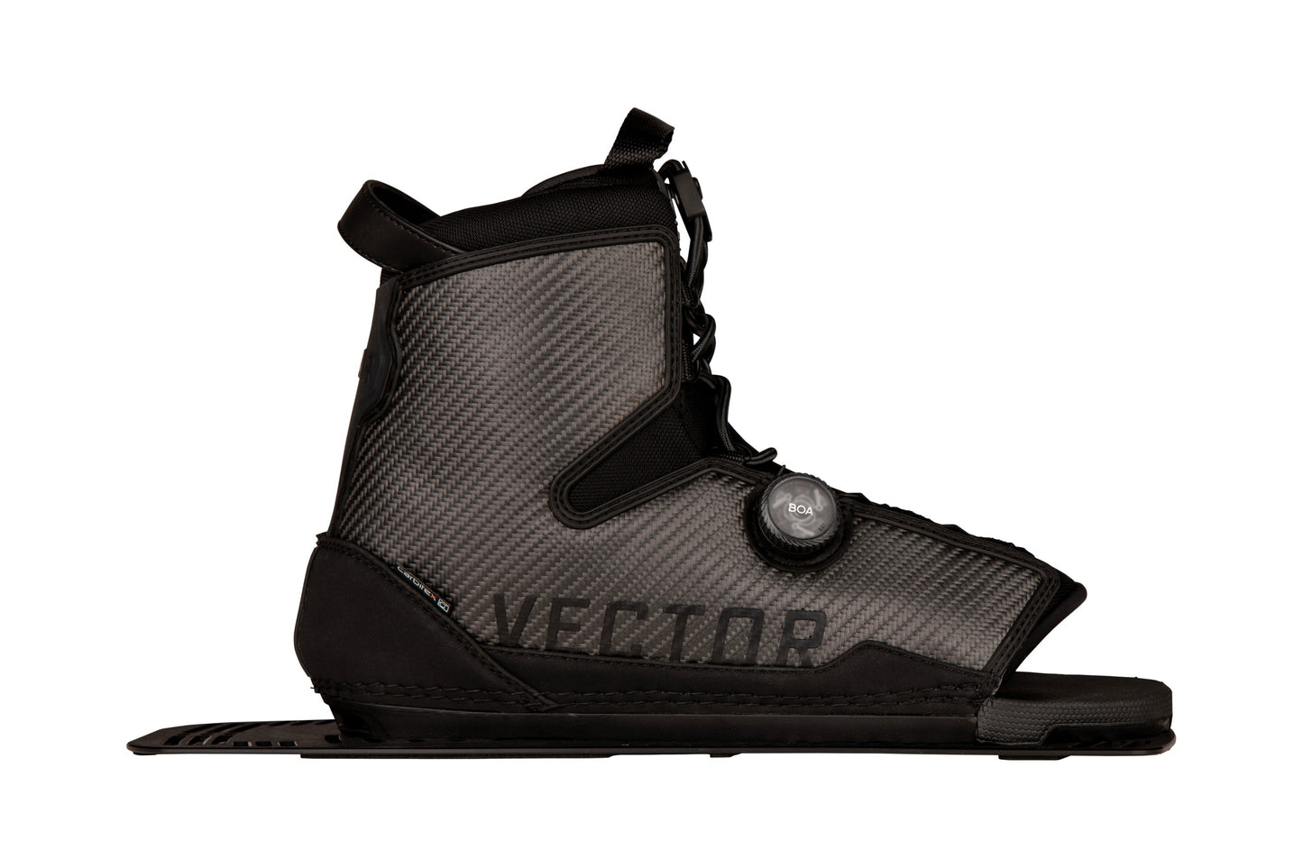 2027 Radar Carbitex Vector BOA REAR Boot (Alum) Carbon — right side profile