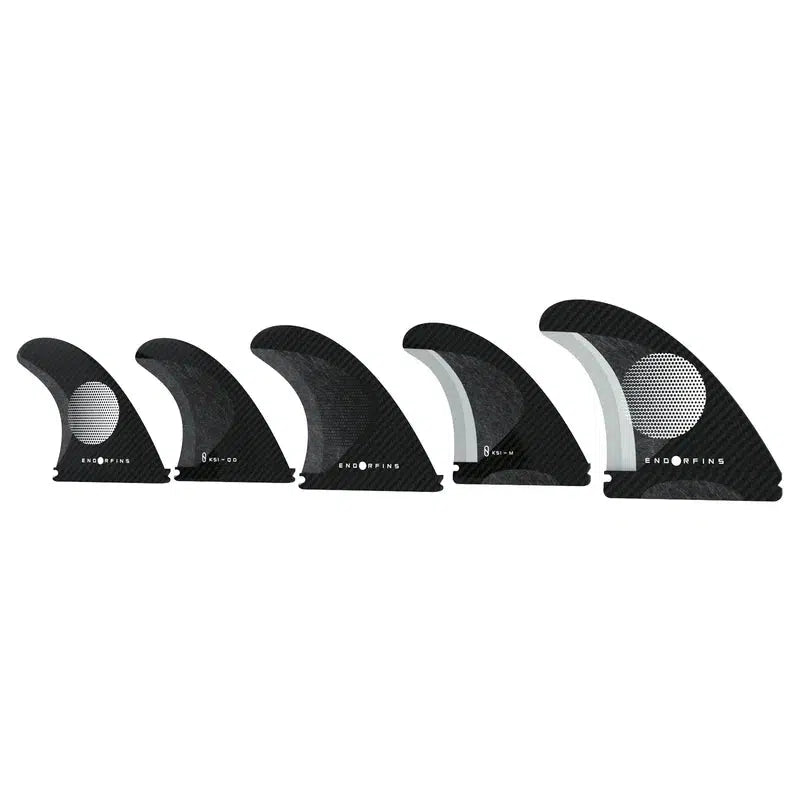 Firewire Slater Endorfins KS1 5 Fin 1 Tab - Black/ White