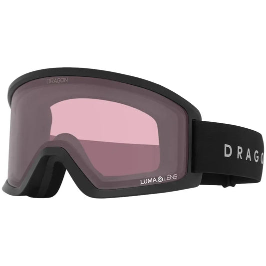 Dragon DX3 Plus- Classic Black w/ Photochromic Rose Lens