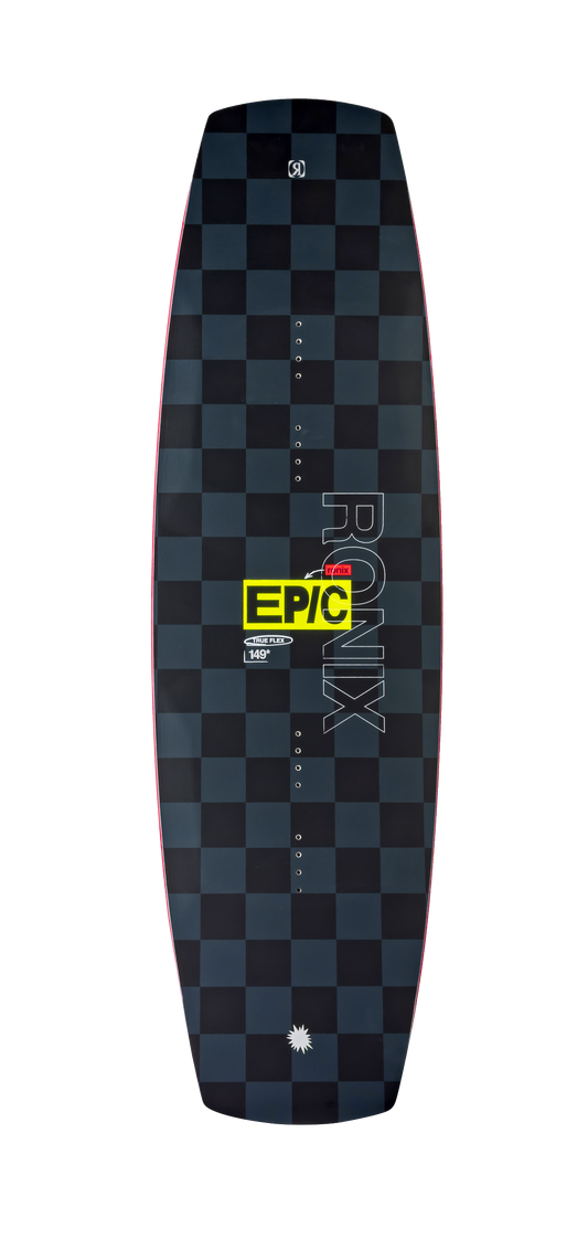 2027 Ronix Epic Wakeboard Black / Yellow / Pop Art — topsheet