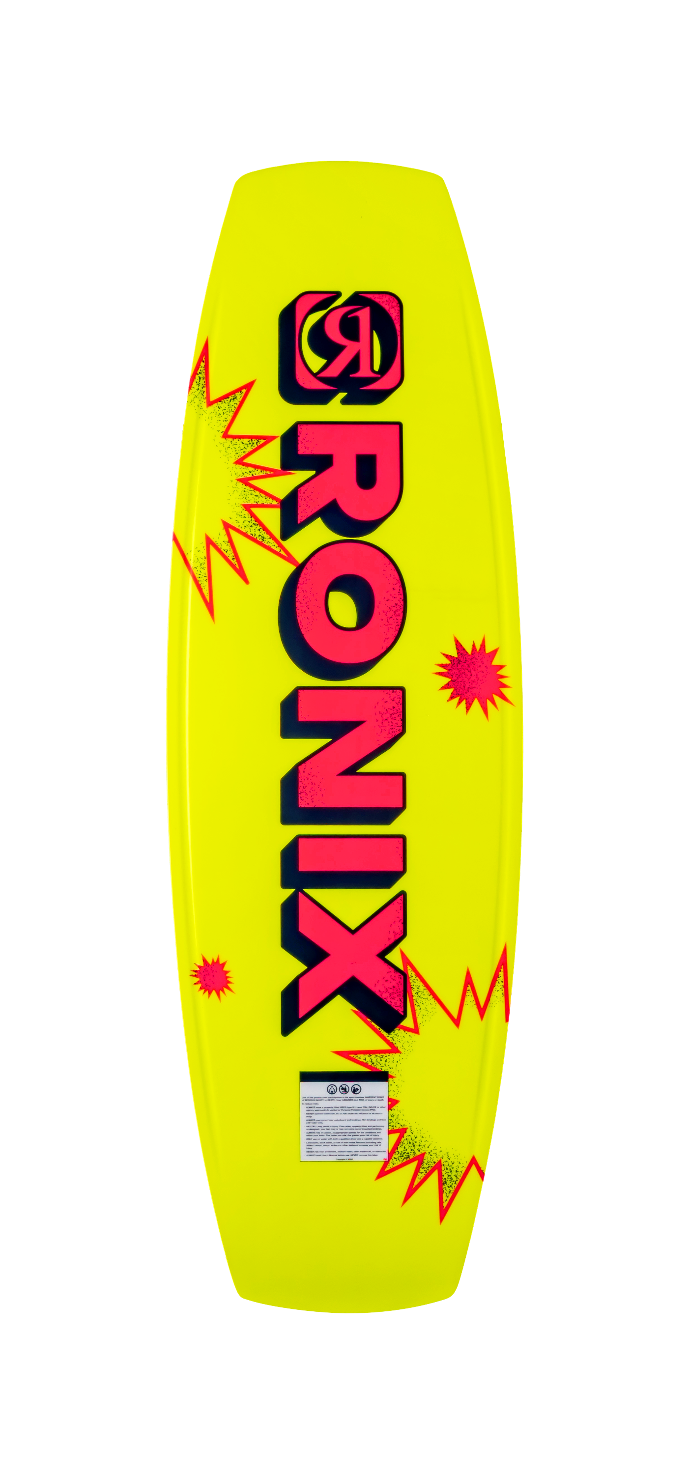 2027 Ronix Epic Wakeboard Black / Yellow / Pop Art — base
