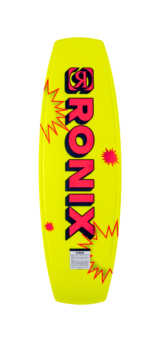 2027 Ronix Epic Wakeboard Black / Yellow / Pop Art — base