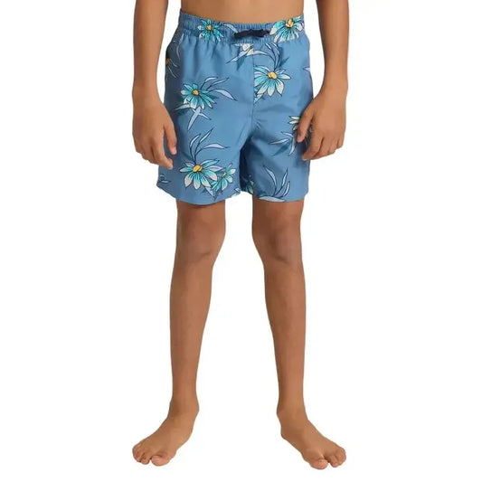 2026 Quiksilver Everyday Straight Volley Youth Boardhorts - Coronet Blue Costal Floral