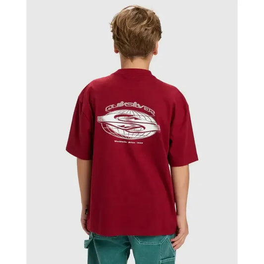 2026 Quiksilver Mercury Worldwide SS Tee - Biking Red