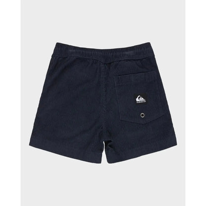 2026 Quiksilver Taxer Cord Youth Shorts - Dark Navy