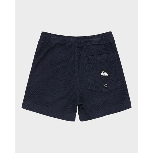 2026 Quiksilver Taxer Cord Youth Shorts - Dark Navy