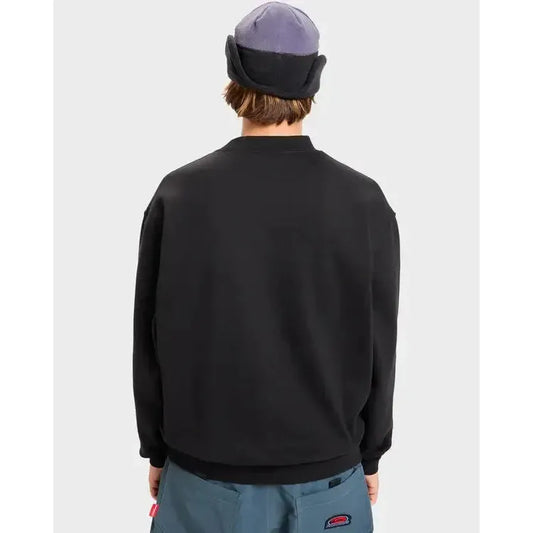 2026 Quiksilver Banging Crew Neck Fleece - True Black