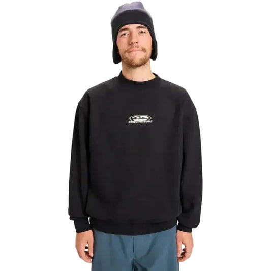 2026 Quiksilver Banging Crew Neck Fleece - True Black