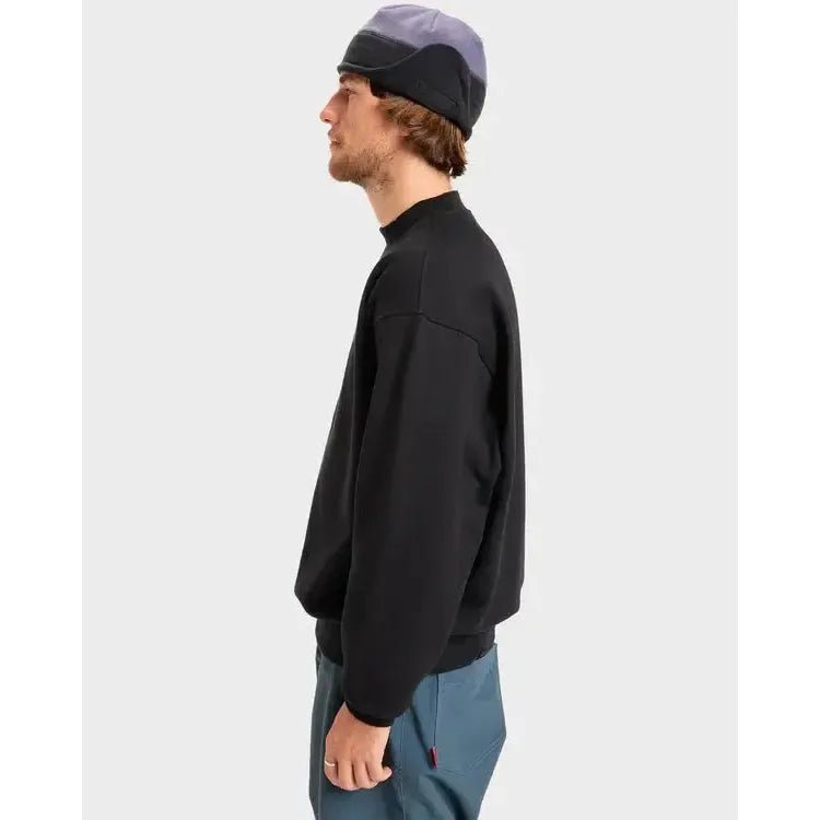 2026 Quiksilver Banging Crew Neck Fleece - True Black
