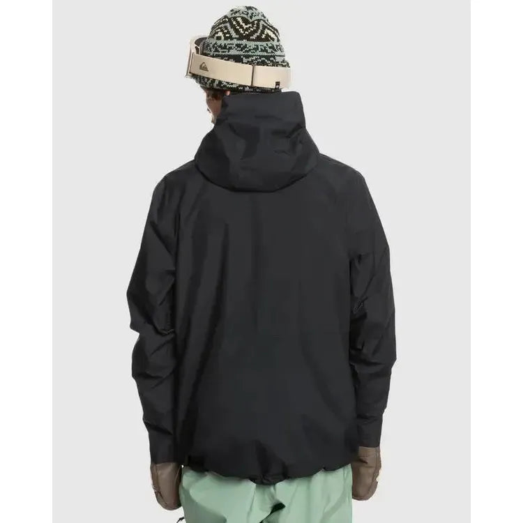 2026 Quiksilver Mission Gore-Tex Snow Jacket - True Black - Welcome Boardstore