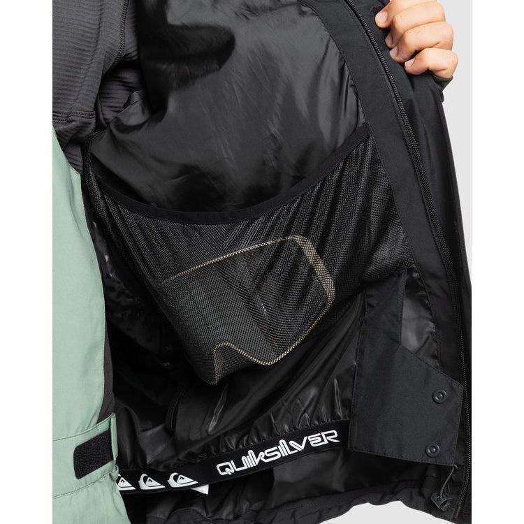 2026 Quiksilver Mission Gore-Tex Snow Jacket - True Black - Welcome Boardstore