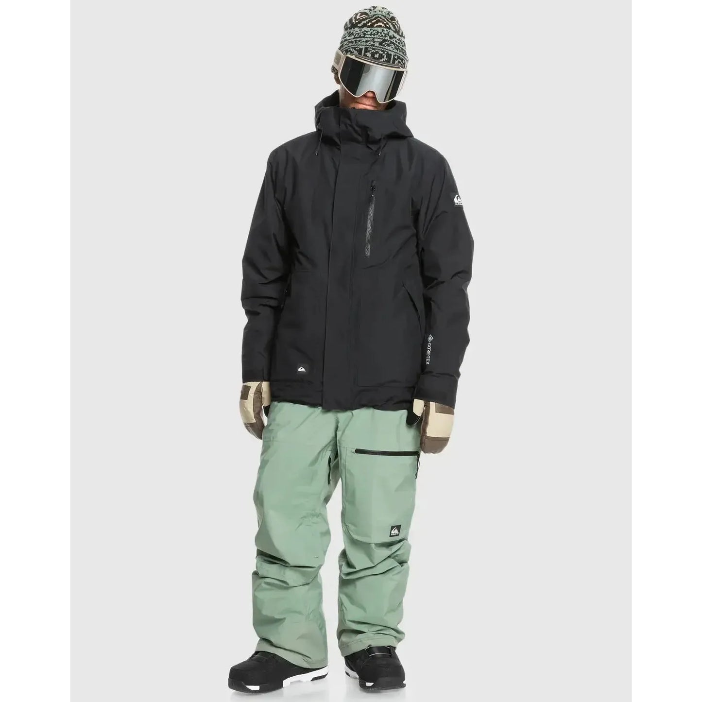 2026 Quiksilver Mission Gore-Tex Snow Jacket - True Black - Welcome Boardstore