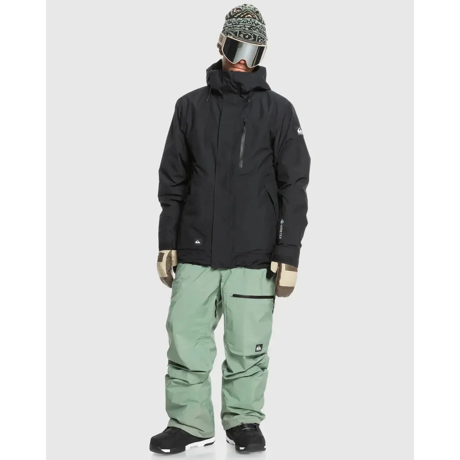 2026 Quiksilver Mission Gore-Tex Snow Jacket - True Black - Welcome Boardstore