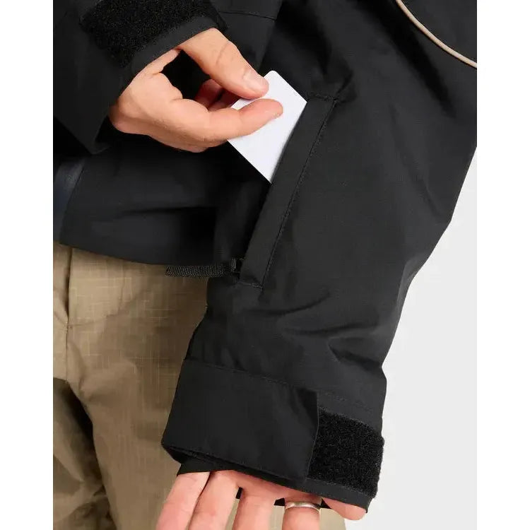 2026 Quiksilver Radicalo  Snow Jacket - True Black - Welcome Boardstore