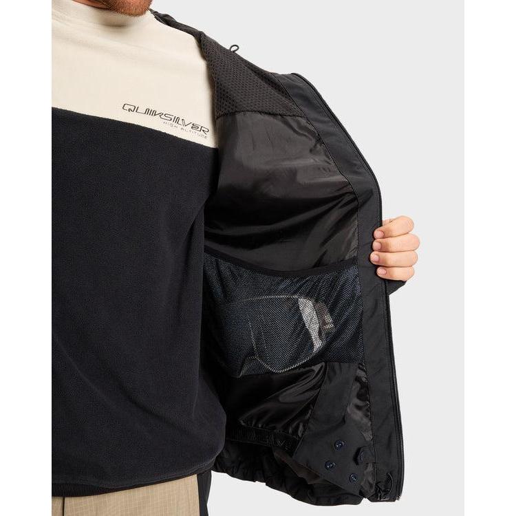 2026 Quiksilver Radicalo  Snow Jacket - True Black - Welcome Boardstore