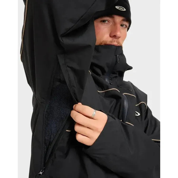 2026 Quiksilver Radicalo  Snow Jacket - True Black - Welcome Boardstore