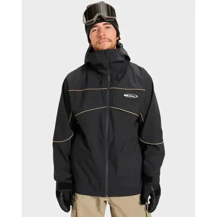2026 Quiksilver Radicalo  Snow Jacket - True Black - Welcome Boardstore