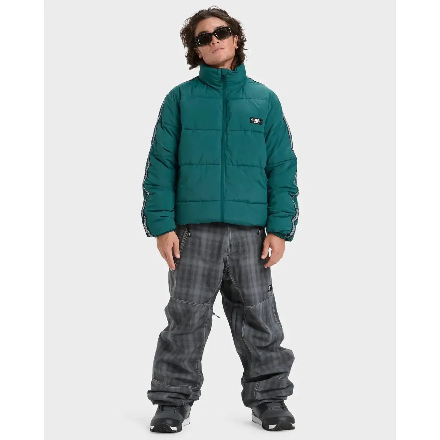 2026 Quiksilver Puff The Dragon Snow Jacket - Botanical Green - Welcome Boardstore