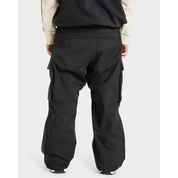 2026 Quiksilver Snow Down Cargo Snow Pants - True Black - Welcome Boardstore