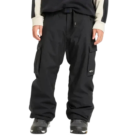 2026 Quiksilver Snow Down Cargo Snow Pants - True Black
