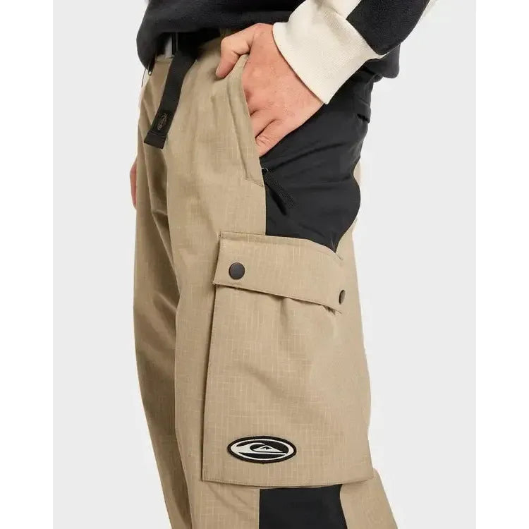 2026 Quiksilver Snow Down Cargo Snow Pants - Fallen Rock Ripstop - Welcome Boardstore