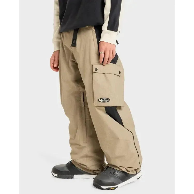 2026 Quiksilver Snow Down Cargo Snow Pants - Fallen Rock Ripstop - Welcome Boardstore