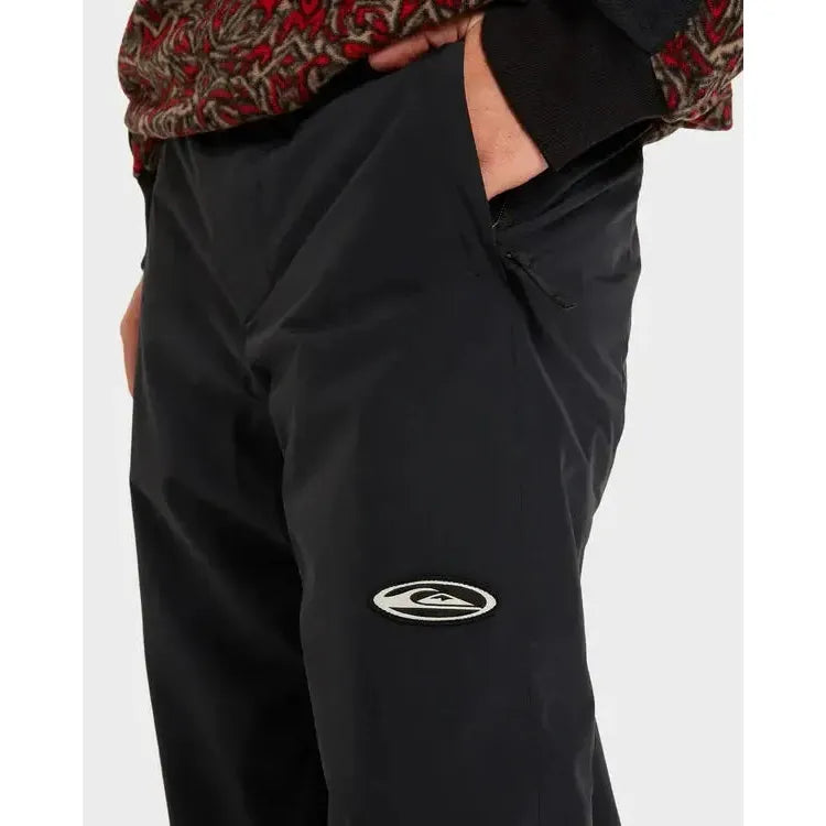 2026 Quiksilver Snow Down Snow Pants - True Black