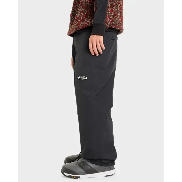 2026 Quiksilver Snow Down Snow Pants - True Black