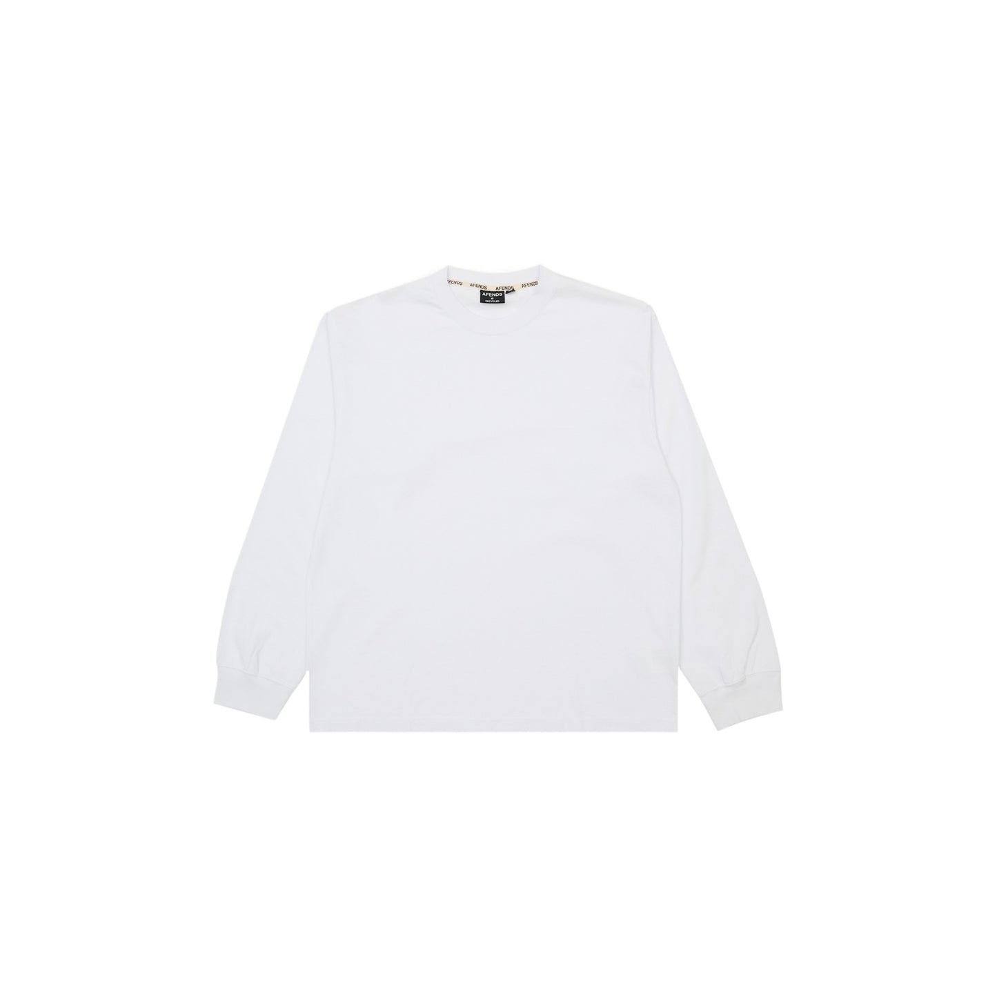 Afends Genesis Boxy Long Sleeve Tee - White