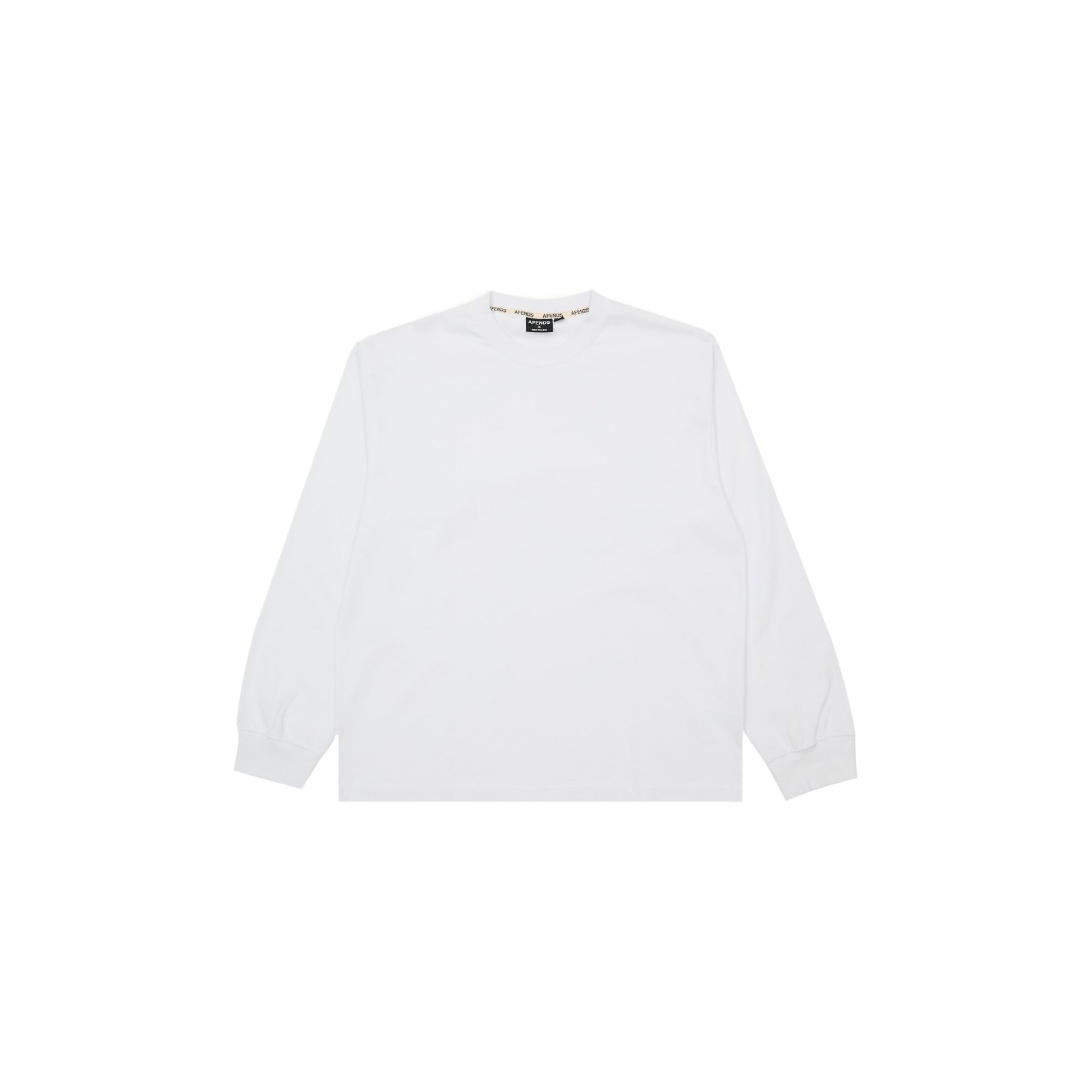 Afends Genesis Boxy Long Sleeve Tee - White
