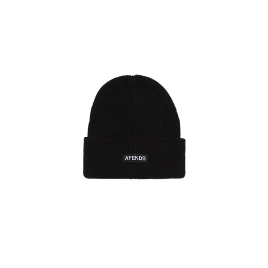 Afends Hometown Recycled Beanie - Black