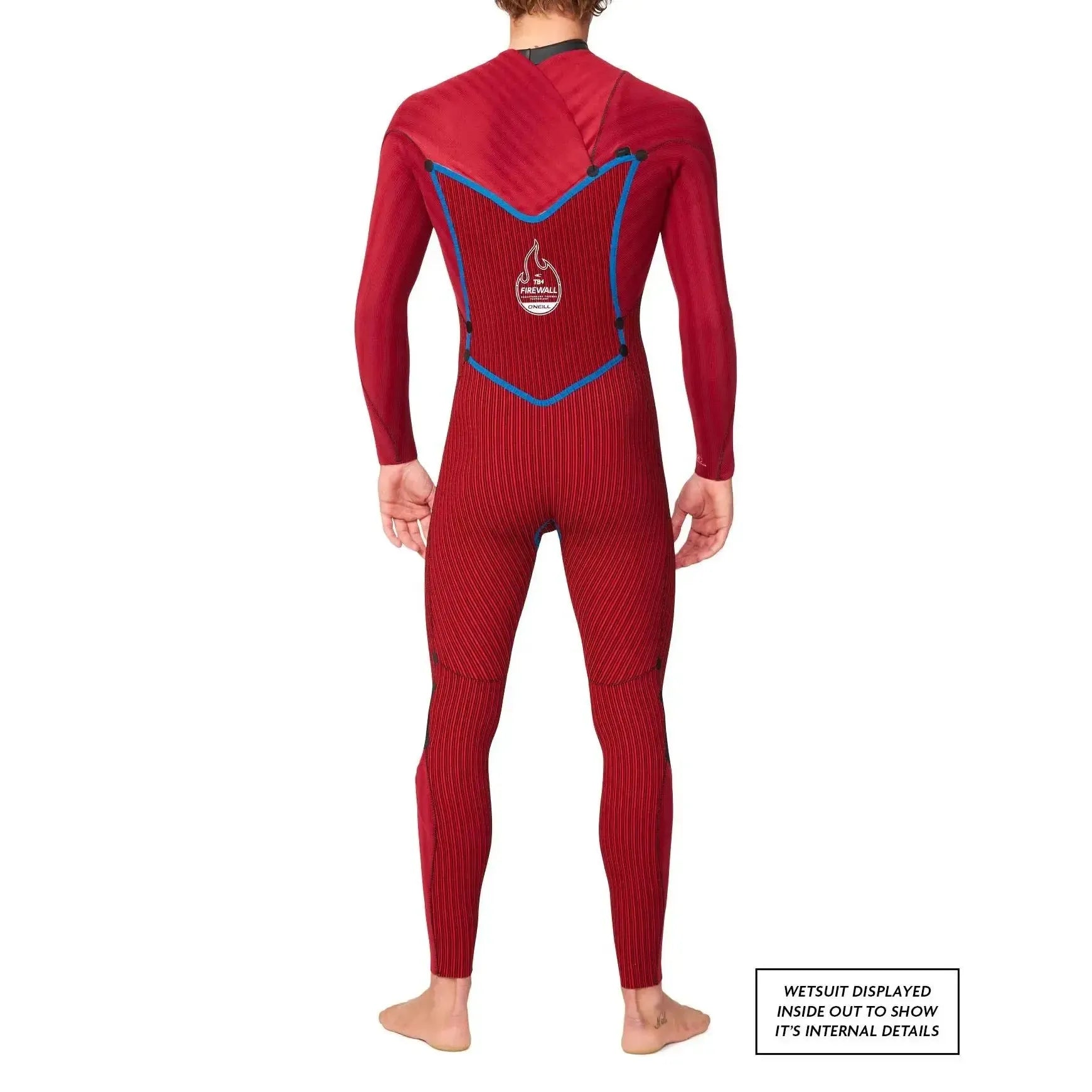 2025 O'Neill Hyper Fire X Chest Zip 4/3 Wetsuit