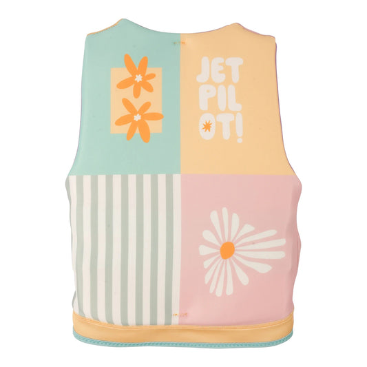 2027 Jetpilot Cause Girls F/E Youth Eco Vest - Multi