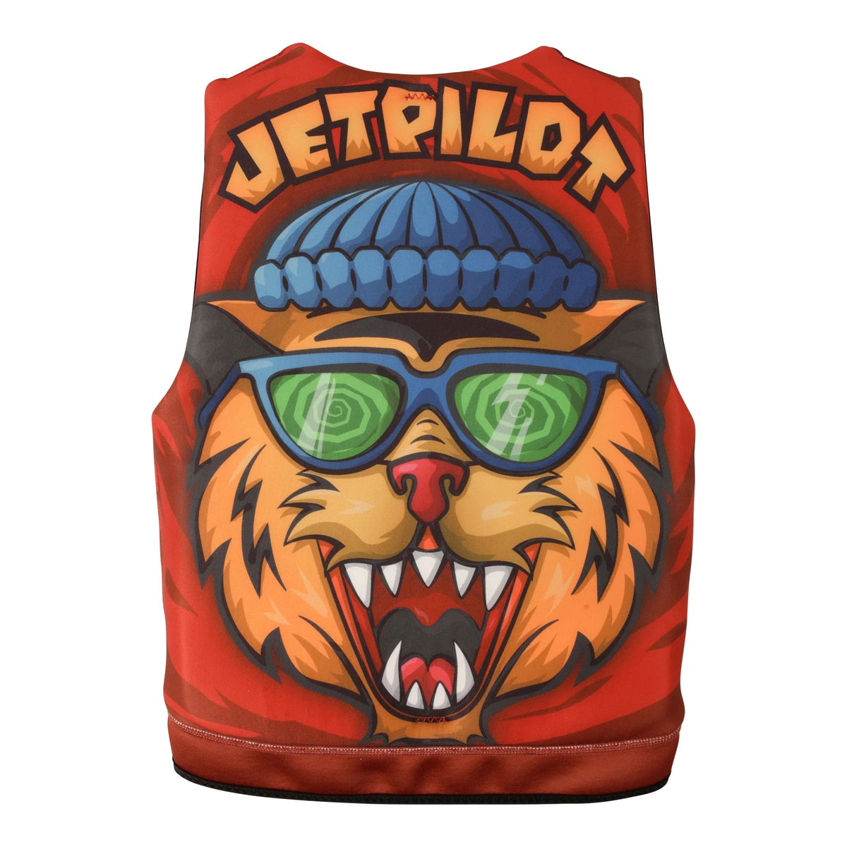 2027 Jetpilot Cause Boys F/E Youth Eco Vest - Red