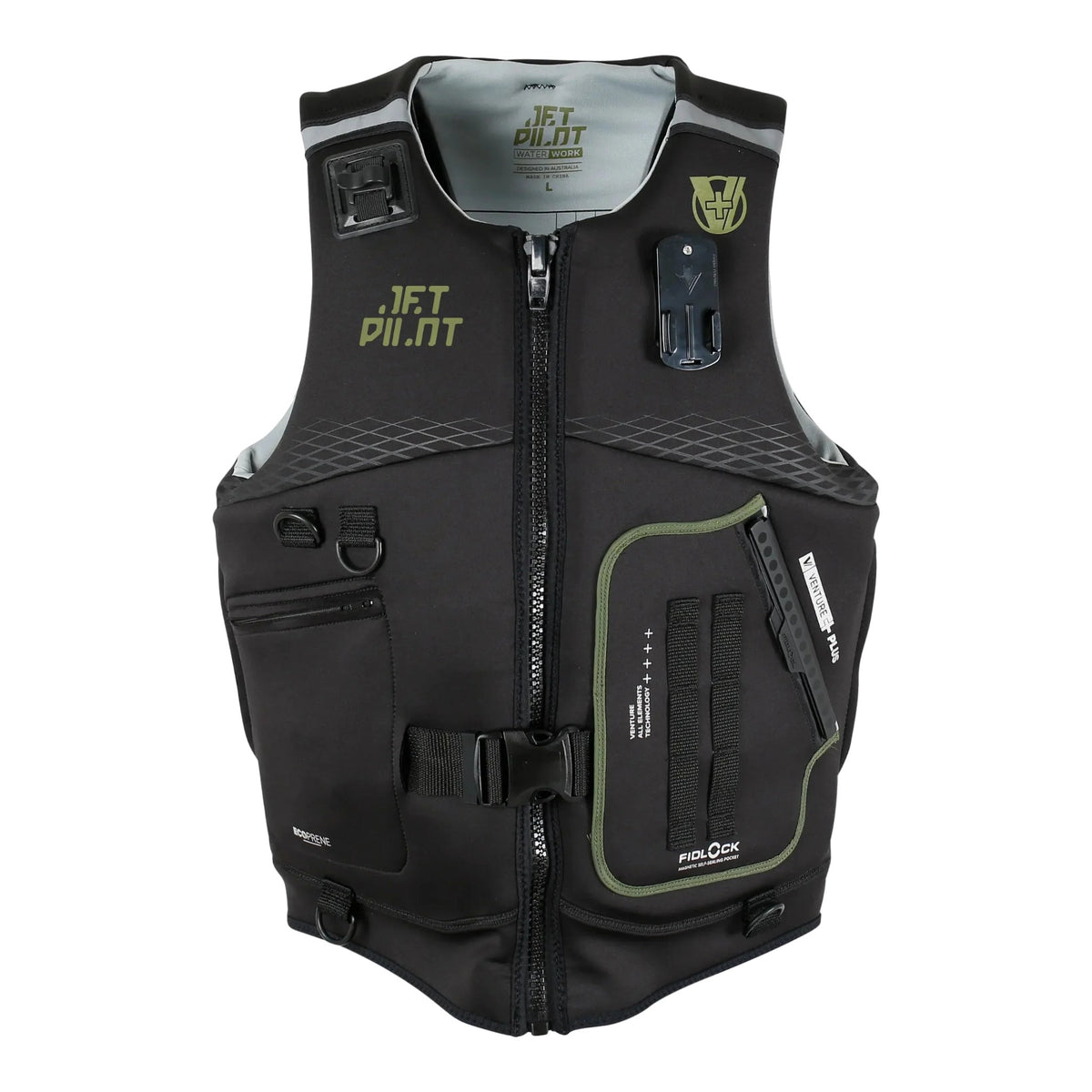 2027 Jetpilot Venture Plus Mens Eco Vest - Black