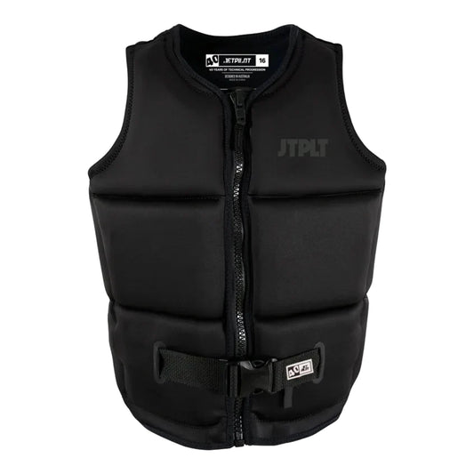 2027 Jetpilot Freeride Boys Youth Eco Vest - Midnight Black