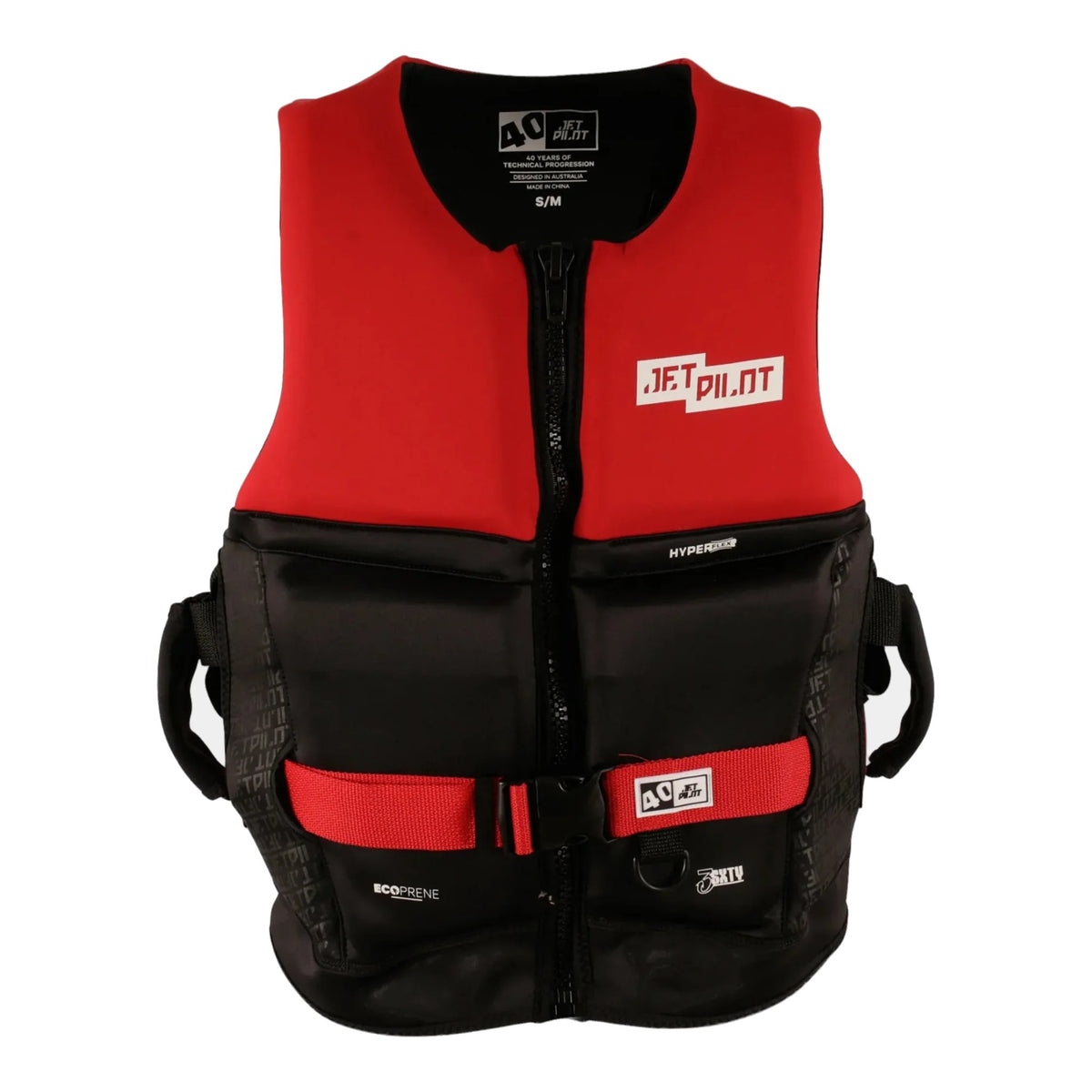2027 Jetpilot 3SXTY Hyperflex S-Grip Vest - Red L50