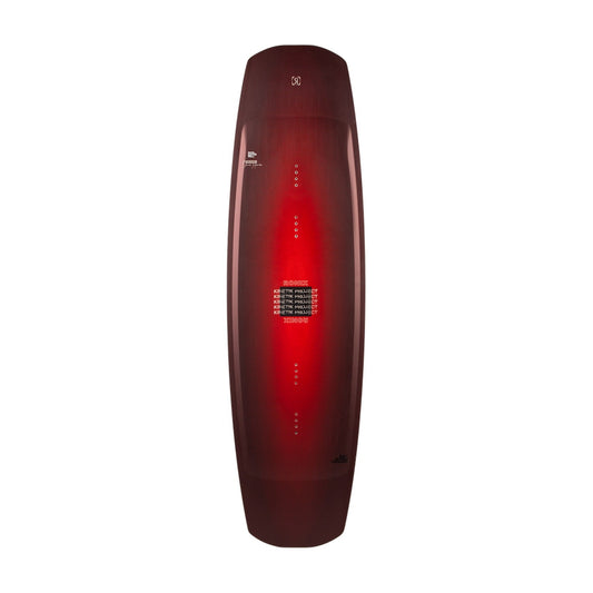 2027 Ronix Kinetik Project Wakeboard Metallic Red Wine — topsheet